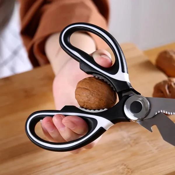 3 in1 Multi-Function Kitchen Household Stainless Steel Scissor  (Set of 2)